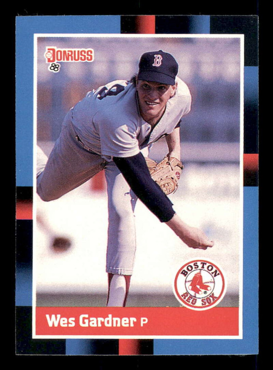 1988 Donruss #634 Wes Gardner NM-MT RC Rookie Boston Red Sox 