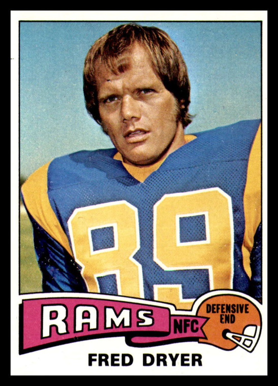 1975 Topps #312 Fred Dryer VG  Los Angeles Rams 