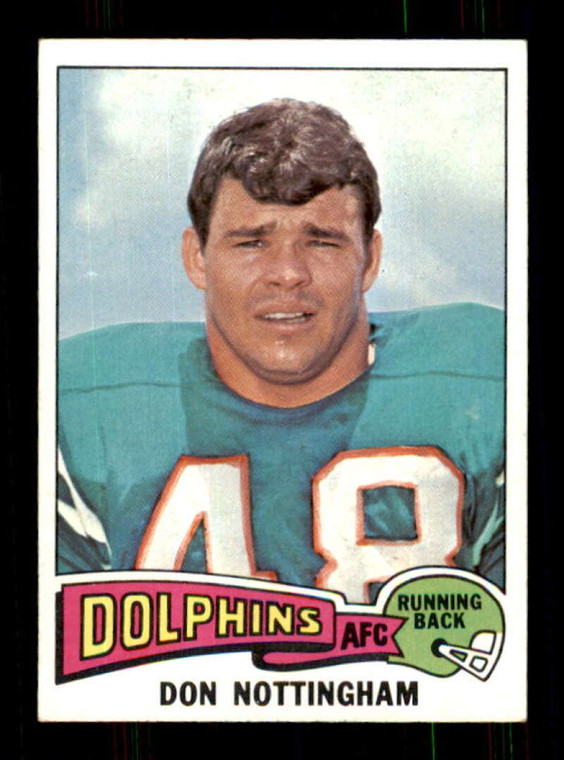 1975 Topps #317 Don Nottingham VG  Miami Dolphins 