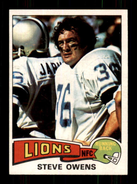 1975 Topps #333 Steve Owens VG  Detroit Lions 