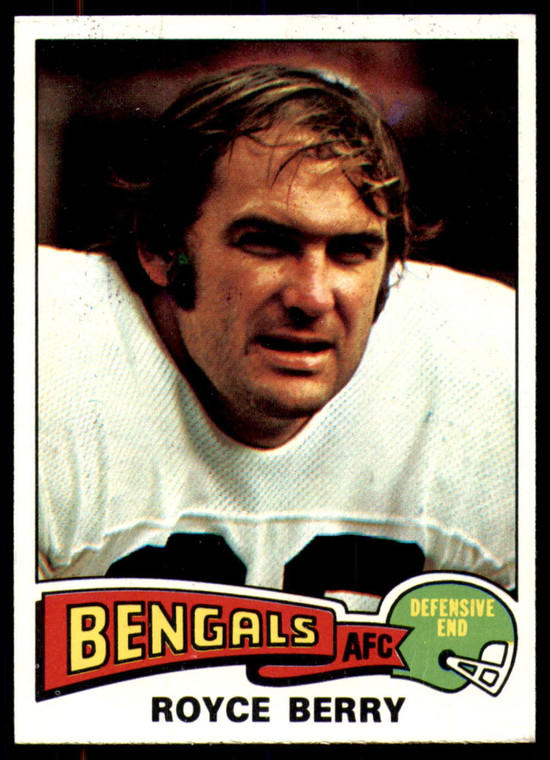 1975 Topps #334 Royce Berry VG  Cincinnati Bengals 