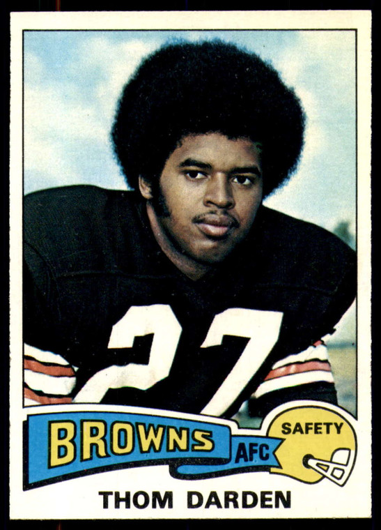 1975 Topps #342 Thom Darden VG  Cleveland Browns 