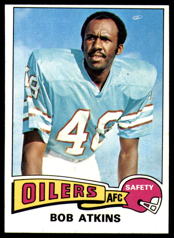 1975 Topps #357 Bob Atkins VG  Houston Oilers 