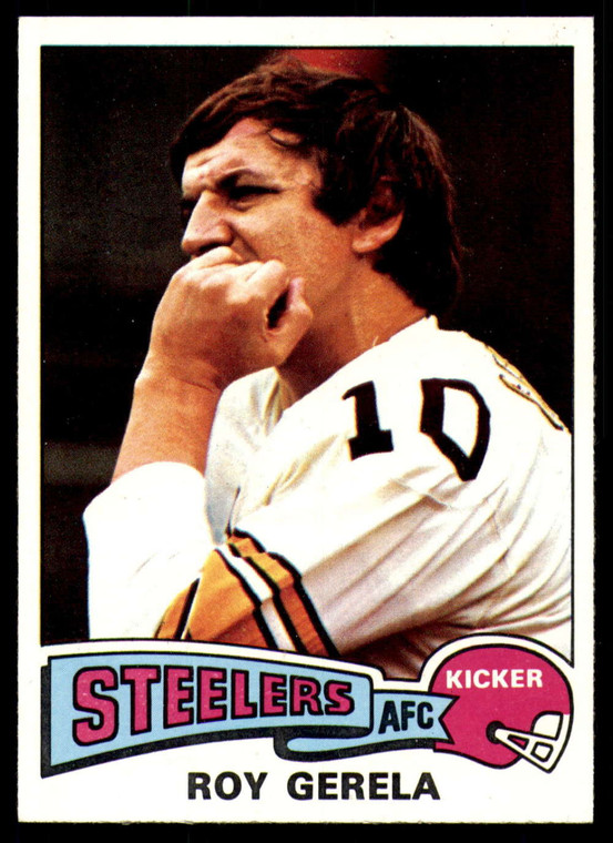 1975 Topps #370 Roy Gerela VG  Pittsburgh Steelers 