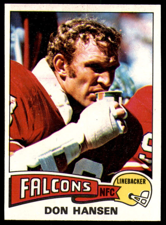 1975 Topps #384 Don Hansen VG  Atlanta Falcons 