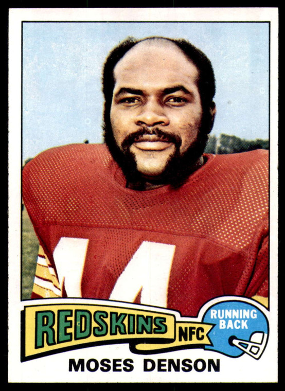 1975 Topps #392 Moses Denson VG  Washington Redskins 