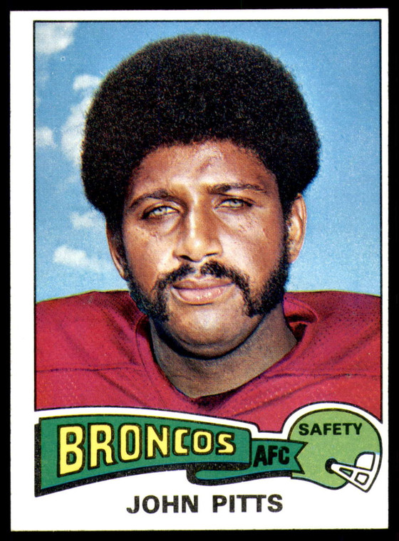 1975 Topps #409 John Pitts VG  Denver Broncos 