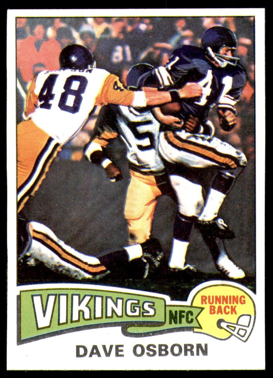 1975 Topps #410 Dave Osborn VG  Minnesota Vikings 
