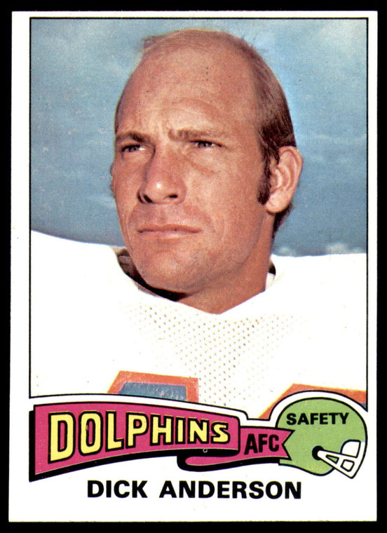 1975 Topps #440 Dick Anderson VG  Miami Dolphins 