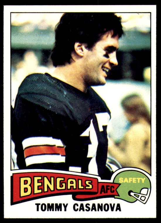1975 Topps #465 Tommy Casanova VG  Cincinnati Bengals 