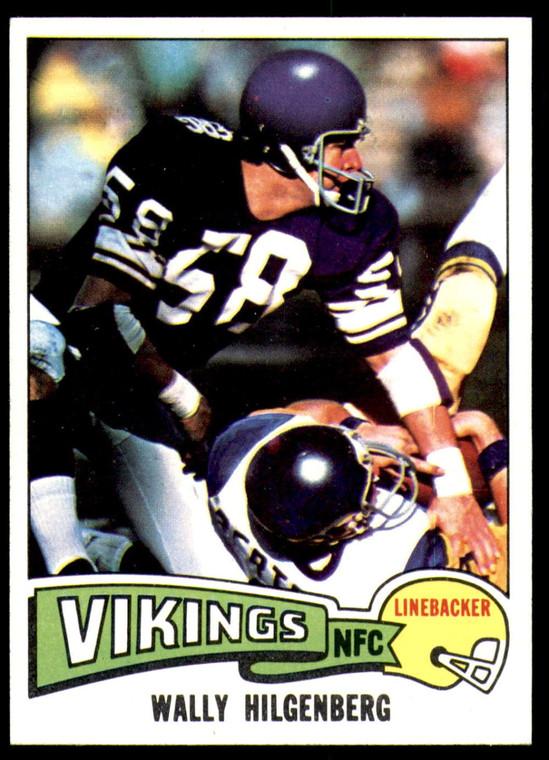 1975 Topps #469 Wally Hilgenberg VG  Minnesota Vikings 