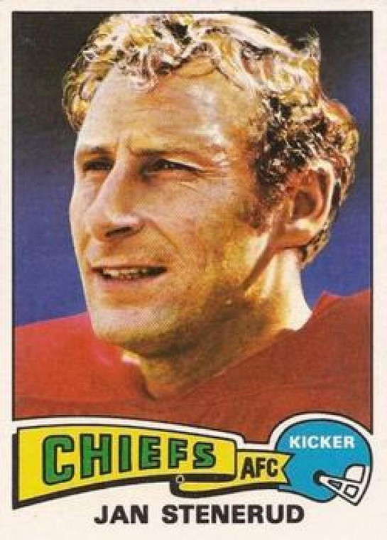 1975 Topps #488 Jan Stenerud VG  Kansas City Chiefs 