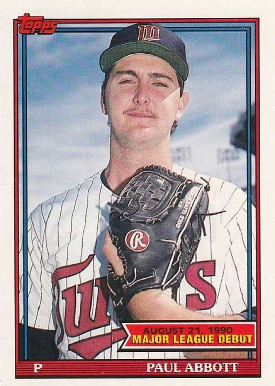 1991 Topps 1990 Debut #1 Paul Abbott NM-MT Minnesota Twins 