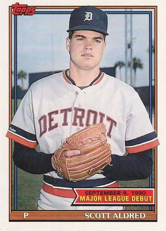 1991 Topps 1990 Debut #3 Scott Aldred NM-MT Detroit Tigers 