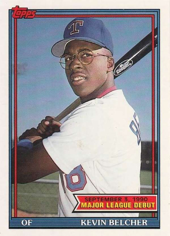 1991 Topps 1990 Debut #13 Kevin Belcher NM-MT Texas Rangers 