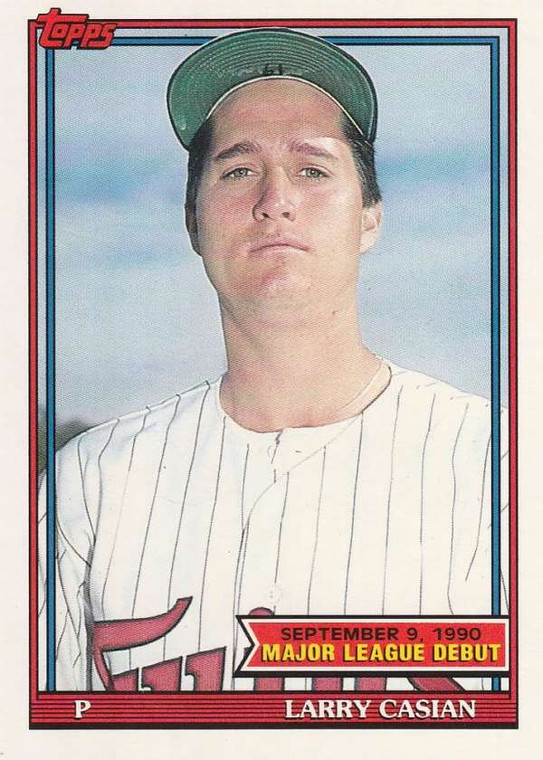 1991 Topps 1990 Debut #27 Larry Casian NM-MT Minnesota Twins 