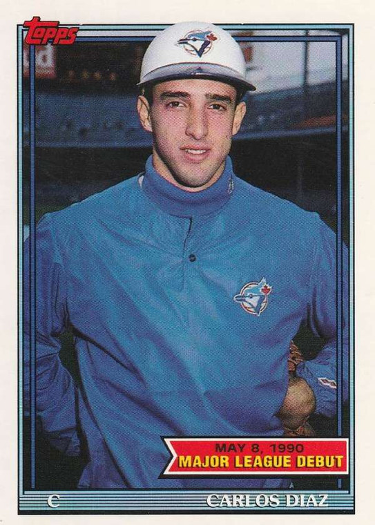 1991 Topps 1990 Debut #41 Carlos Diaz NM-MT Toronto Blue Jays 