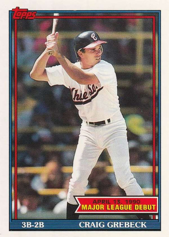 1991 Topps 1990 Debut #59 Craig Grebeck NM-MT Chicago White Sox 