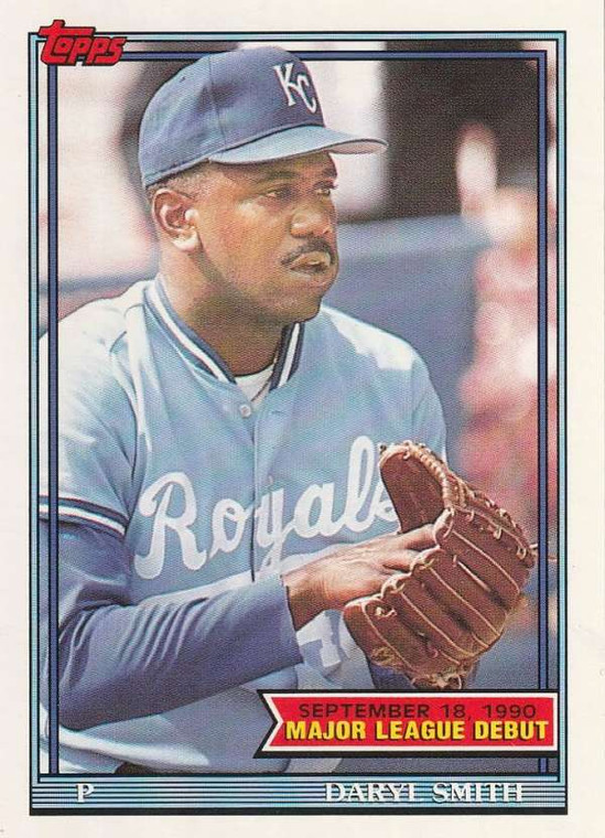 1991 Topps 1990 Debut #145 Daryl Smith NM-MT Kansas City Royals 