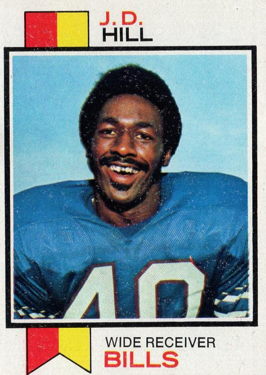 1973 Topps #69 J.D. Hill VG Buffalo Bills 