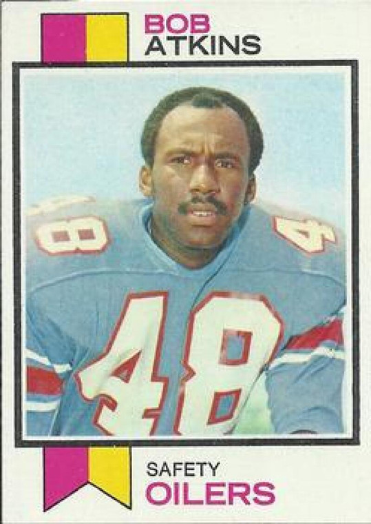 1973 Topps #18 Bob Atkins VG Houston Oilers 
