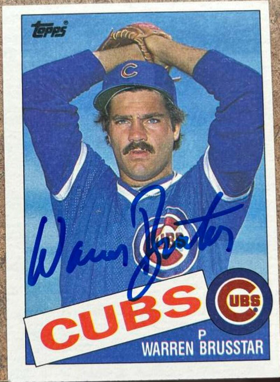 Warren Brusstar Autographed 1985 Topps #189
