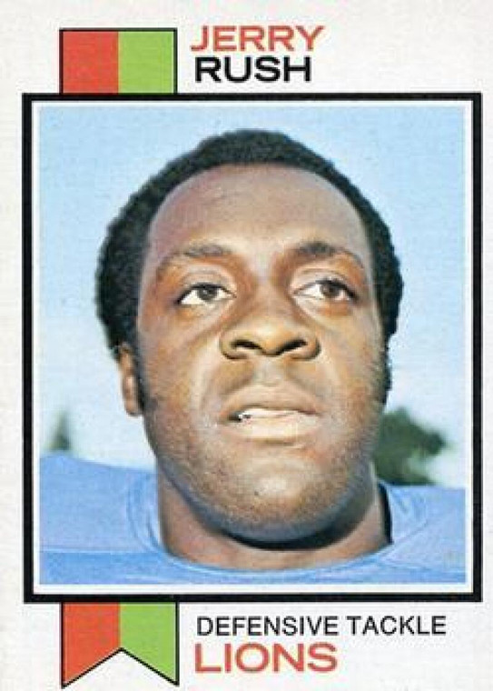 1973 Topps #66 Jerry Rush VG Detroit Lions 