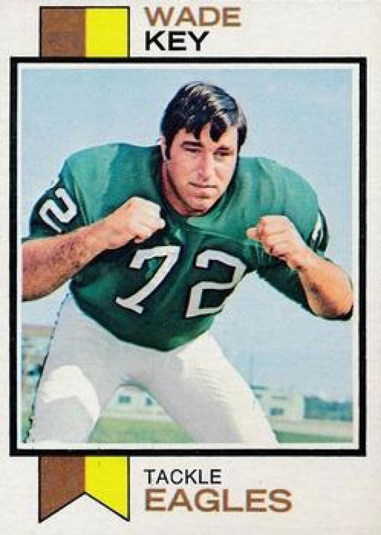 1973 Topps #86 Wade Key VG Philadelphia Eagles 