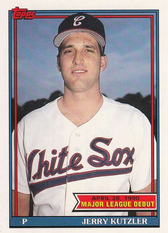 1991 Topps 1990 Debut #80 Jerry Kutzler NM-MT Chicago White Sox 