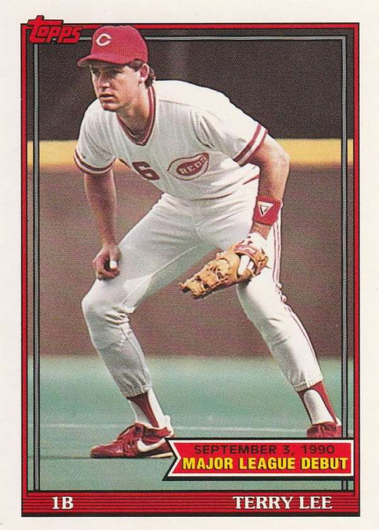 1991 Topps 1990 Debut #83 Terry Lee NM-MT Cincinnati Reds 