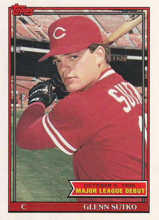 1991 Topps 1990 Debut #151 Glenn Sutko NM-MT Cincinnati Reds 
