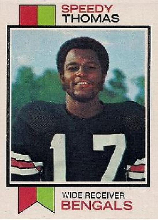 1973 Topps #113 Speedy Thomas VG Cincinnati Bengals 