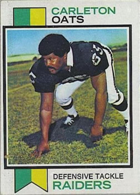 1973 Topps #127 Carleton Oats VG Oakland Raiders 
