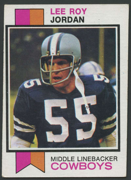 1973 Topps #159 Lee Roy Jordan VG Dallas Cowboys 