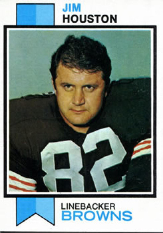 1973 Topps #163 Jim Houston VG Cleveland Browns 
