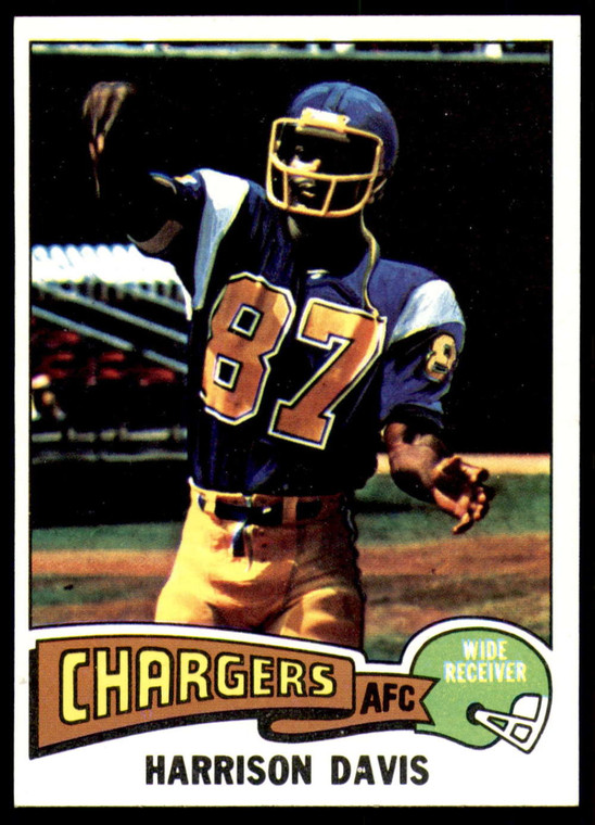 1975 Topps #423 Harrison Davis VG  San Diego Chargers 