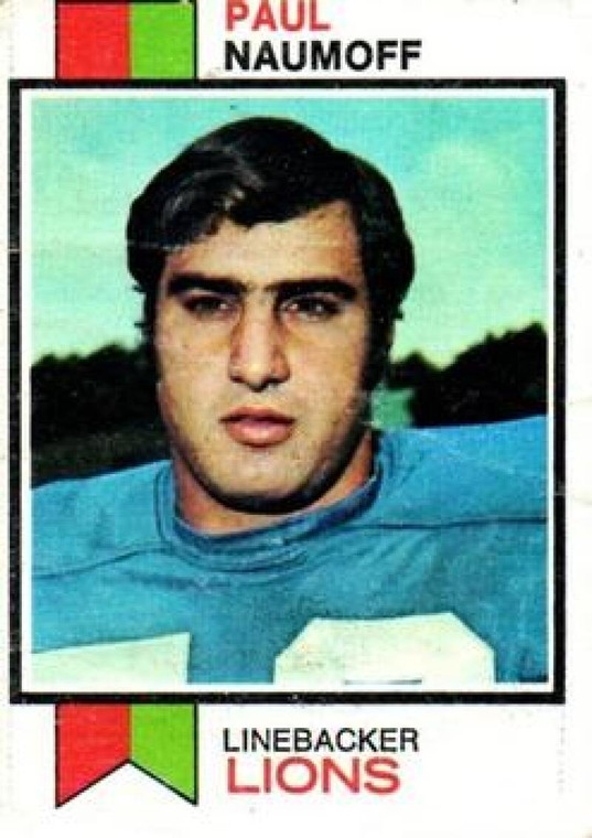 1973 Topps #222 Paul Naumoff VG Detroit Lions 