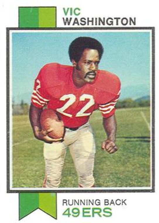 1973 Topps #238 Vic Washington VG San Francisco 49ers 