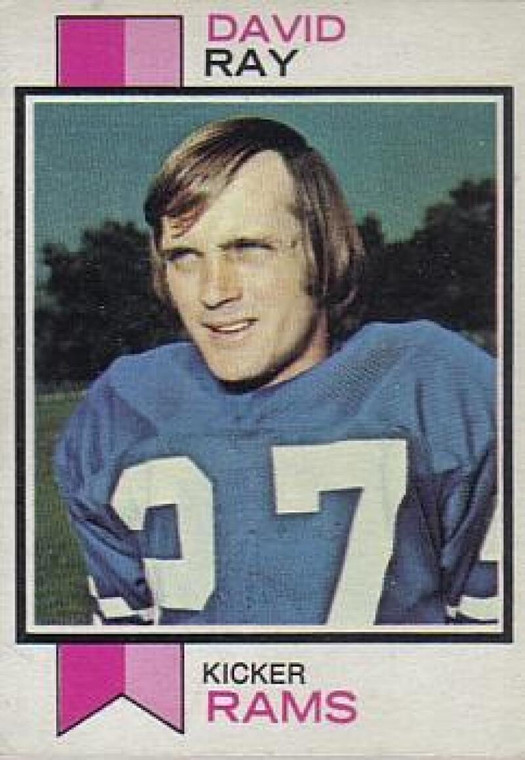 1973 Topps #244 David Ray VG Los Angeles Rams 
