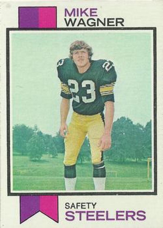 1973 Topps #246 Mike Wagner VG RC Rookie Pittsburgh Steelers 