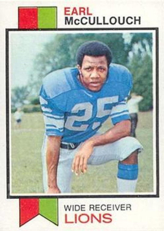 1973 Topps #248 Earl McCullouch VG Detroit Lions 
