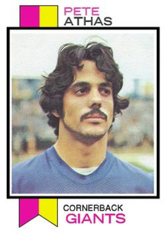 1973 Topps #286 Pete Athas VG New York Giants 