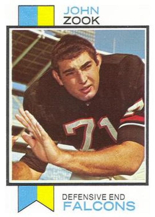 1973 Topps #333 John Zook VG Atlanta Falcons 