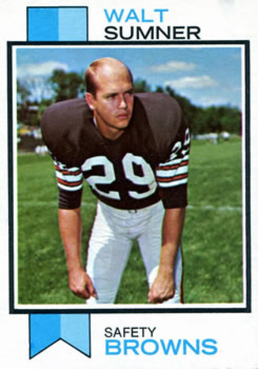 1973 Topps #348 Walt Sumner VG Cleveland Browns 
