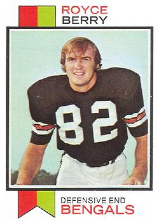 1973 Topps #364 Royce Berry VG Cincinnati Bengals 