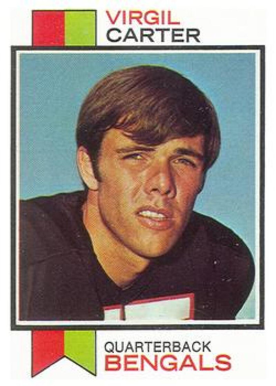1973 Topps #392 Virgil Carter VG Cincinnati Bengals 
