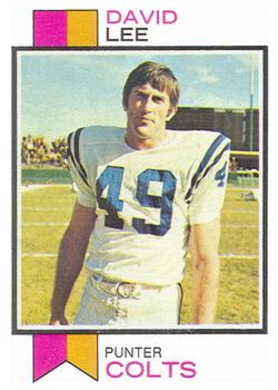1973 Topps #404 David Lee VG Baltimore Colts 