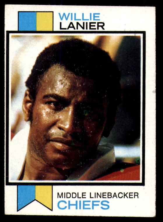 1973 Topps #410 Willie Lanier VG Kansas City Chiefs 