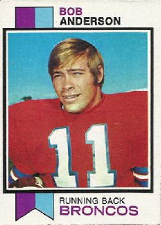 1973 Topps #413 Bob Anderson VG Denver Broncos 