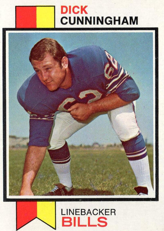 1973 Topps #417 Dick Cunningham VG RC Rookie Buffalo Bills 